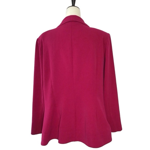 Design Todays Fushcia Pink Blazer Women’s Size XL - Picture 2 of 5